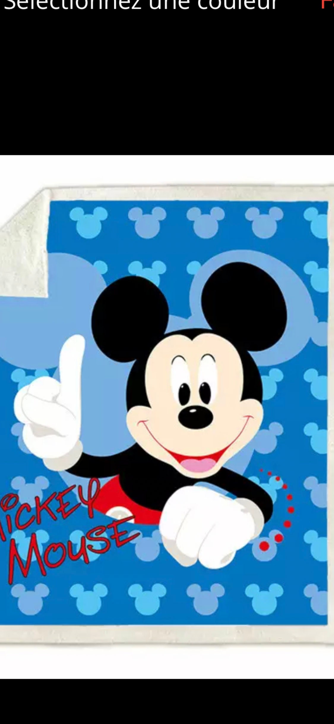 Couverture Enfant Mickey
