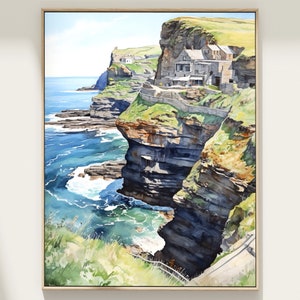 Cornwall Travel Print, Cornwall Print Art, Cornwall Poster Print, Cornwall Coastal Art, Cornwall Wall Hanging Decor, Cornwall Gift