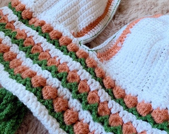 Crochet Bralette Pattern- Flower/Tulip Crop Top