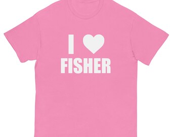 I Heart FISHER T-Shirt, I Love Fisher Dj Tee, Fisher Fan Merch, Great Gift for Concert and clubs