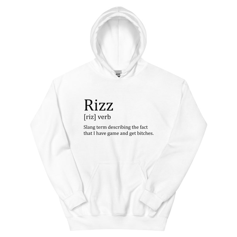 Rizz Definition Hoodie Funny Meme Sweatshirt Gyat Rizz Ohio Etsy