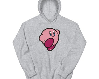 Kirby Game Hoodie, Funny Kirby Hoodie, Nintendo Fan Retro Kirby Game, Great Gift For Gamers and Nintendo Lovers