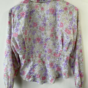 1970s Melbourne Floral Shirt, pastel, size 10 image 5