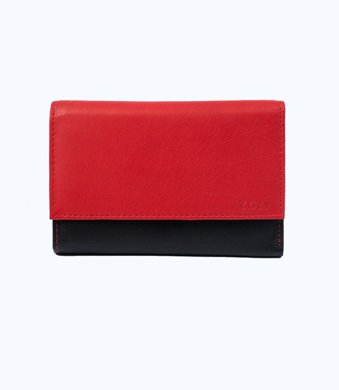 Wallet, Women Wallet, Leather Wallet, Black, Red, Big Wallet, Best Gift