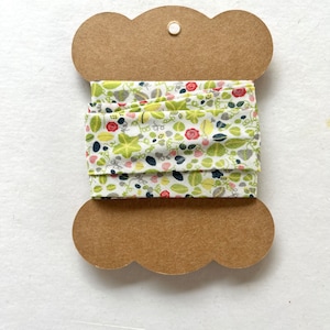 Handmade Liberty print  Bias Binding Tape - 100% Cotton / 25mm/1&quot; Wide