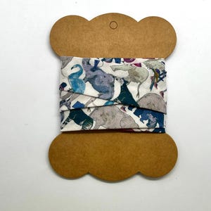 Handmade Liberty print  Bias Binding Tape - 100% Cotton / 25mm/1&quot; Wide