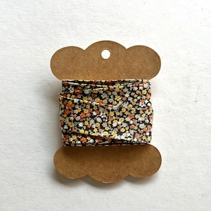 Cinta al bies con estampado floral hecha a mano de 2,5 cm