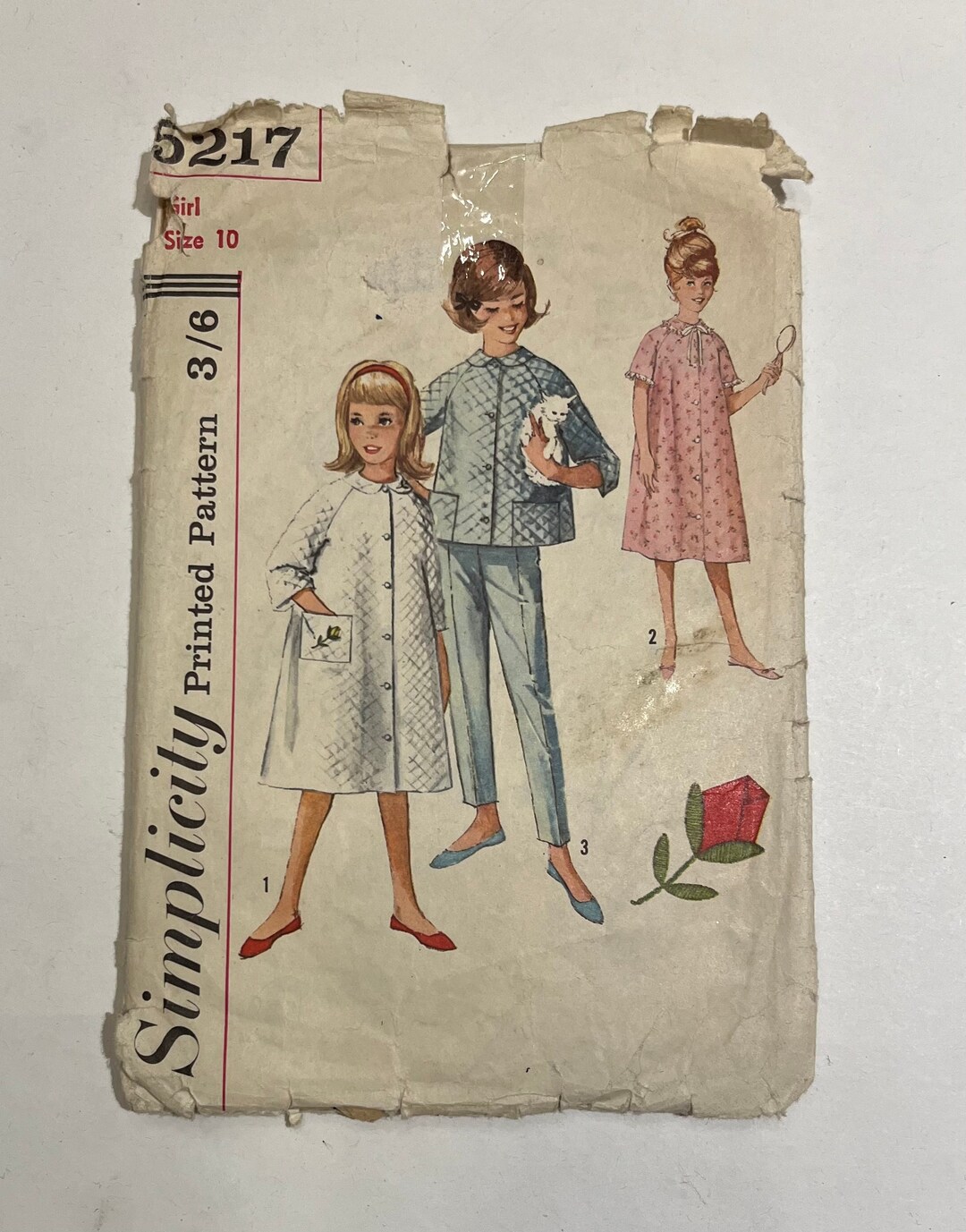 Rare Vintage Sewing Pattern/ Vintage Dressing Gown Pattern/ Vintage