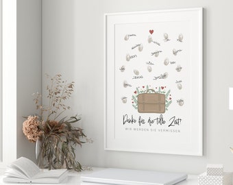 Farewell Gift Poster | Teacher | DIGITAL DOWNLOAD