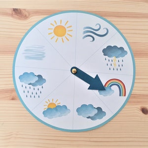 Weather Wheel / Weather Clock | DIY craft kit