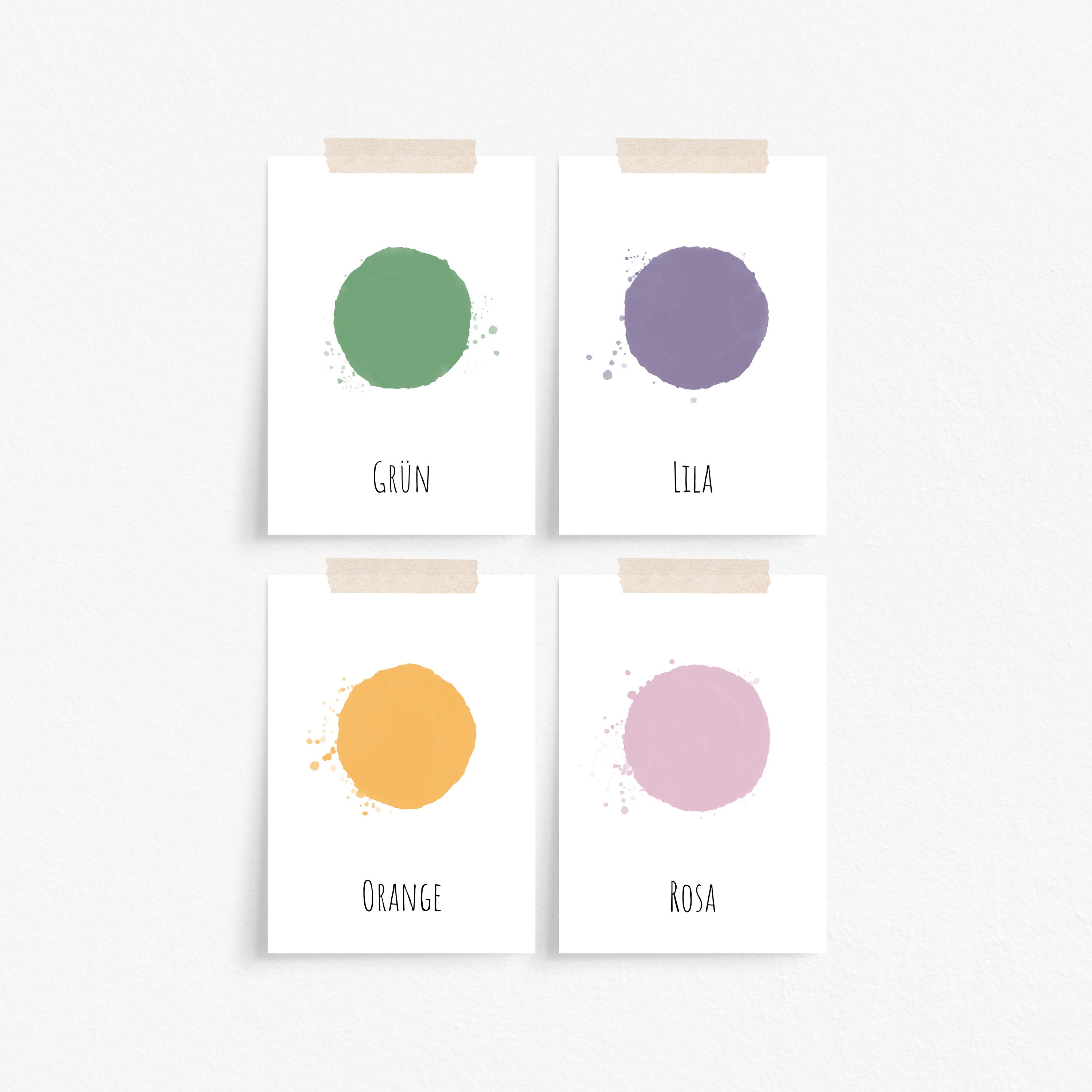 Montessori Color Flashcards | DIGITAL DOWNLOAD - Etsy