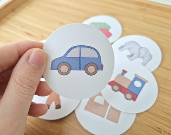 Sticker / Aufkleber Spielzeug Montessori | Organisation Spielzeug