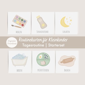 Routinekarten Kleinkinder | Tagesroutine | DIGITALER DOWNLOAD