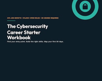 Arbetsbok för karriärstart inom cybersäkerhet | Ingen examen krävs, färdplan för nybörjare (PDF)