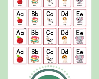 Alphabet Posters Classroom Bundle - 5 Colors & 4 Styles Each - 520 letters total - Perfect for Teachers