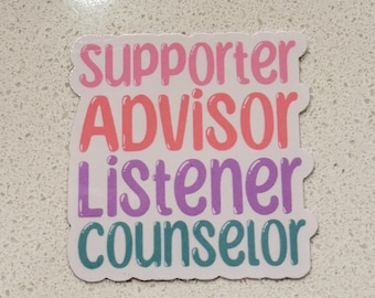 Cute Counselor Sticker Advisor Listener Counselor Stickers