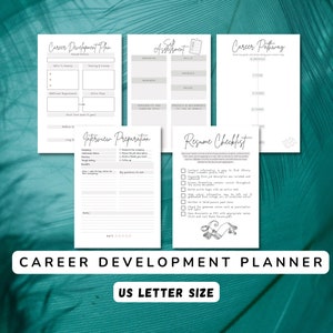 Career Development Planner: Resume Checklist & Interview Prep (PDF)