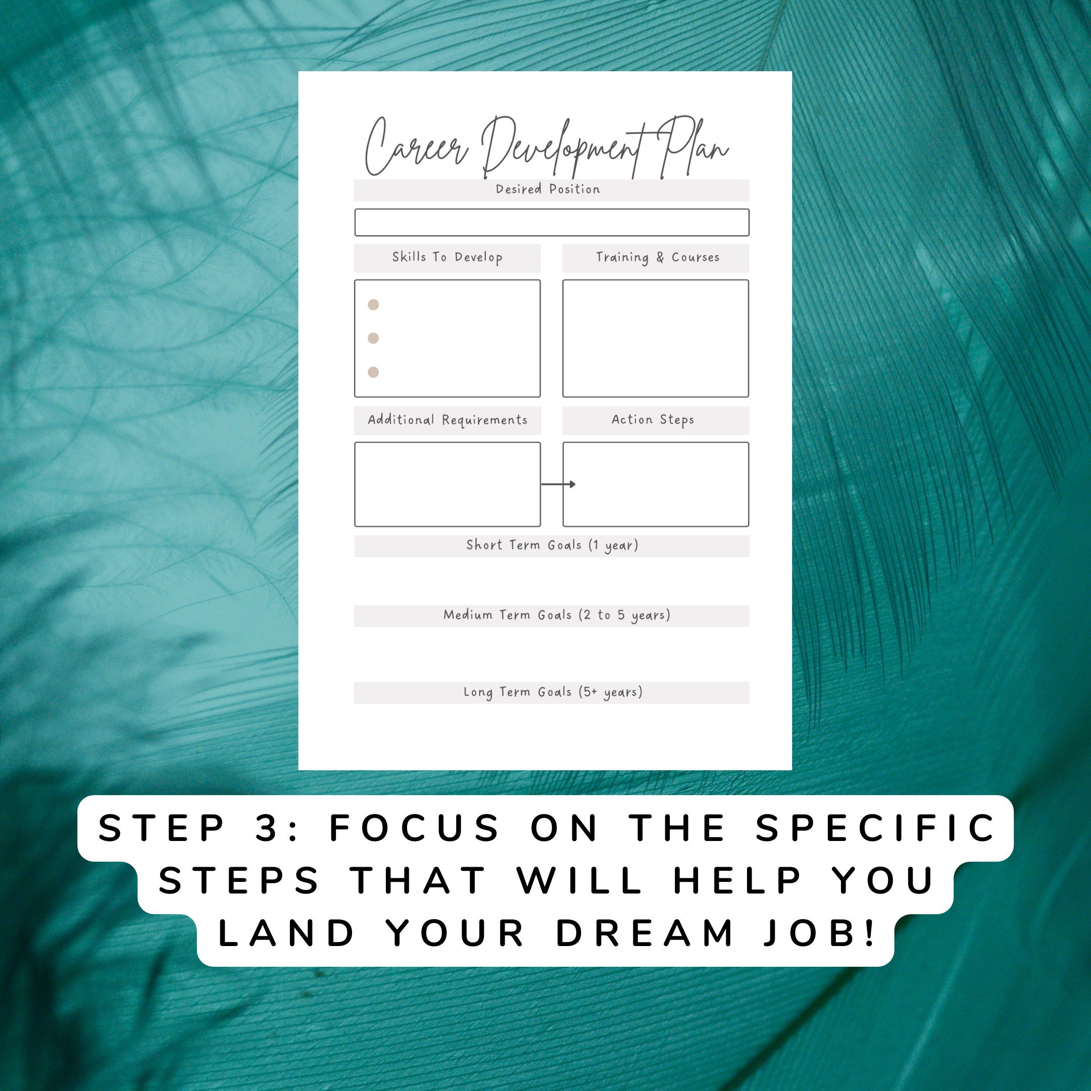 Career Development Planner, Resume Checklist, Interview Notes Tracker ...