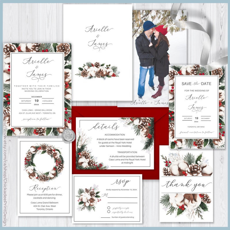 Christmas Wedding - Etsy