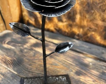 Beautiful Hand Forged Rose