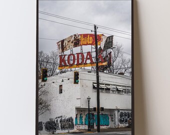 Abandoned Kodak Building Photo Print, Atlanta Urban Decay Wall Art