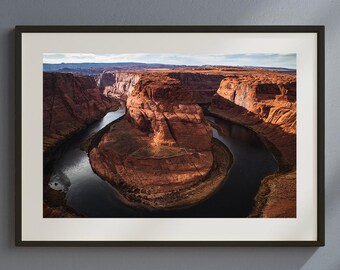Horseshoe Bend Arizona Print, Southwest Landscape Photography