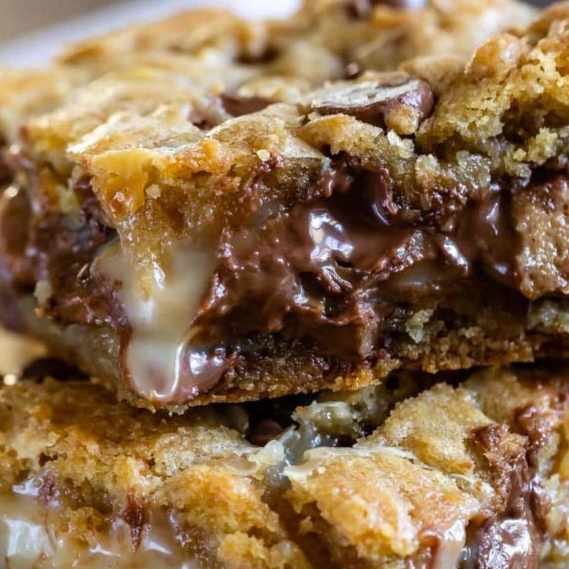 Homemade Peanut Butter Cup Gooey Cookie Bars Pdf Recipe Download Etsy