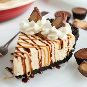 Homemade No Bake Peanut Butter Pie | Pdf recipe | Download