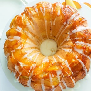 Homemade Peach Cobbler Pound Cake | Pdf Recipe | Download