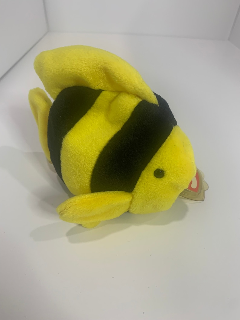 TY Beanie Baby Bubbles the Fish 3rd Gen Tags Etsy