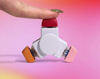 Keyboard Fidget Spinner - 3 Keys