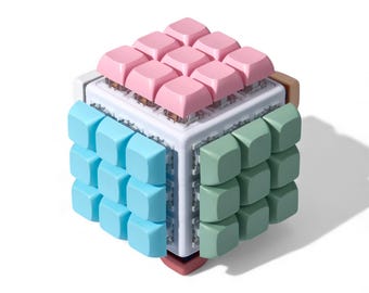 3d Printed Mega Cube Keyboard Fidget