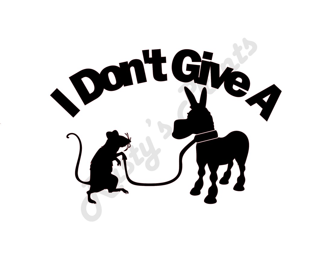 No Rats Svg File Don't Give a RatsDigital Download SVG, PNG, jpg, dxf, eps - Etsy México