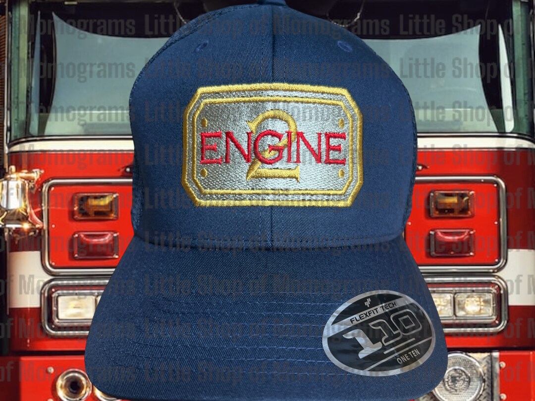 Engine 2 Officer's Hat/firefighter Hat/ Fire Dept Officer's Hat - Etsy