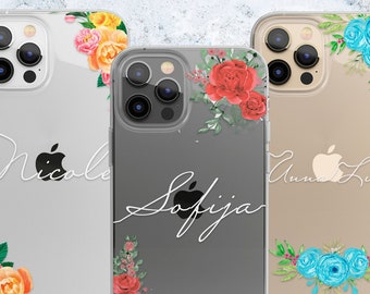 Personalized Name Phone Case Aesthetic Cover for Samsung Galaxy Huawei & Apple iPhone 12 11 6 7 8 X XS Max XR Pro Plus