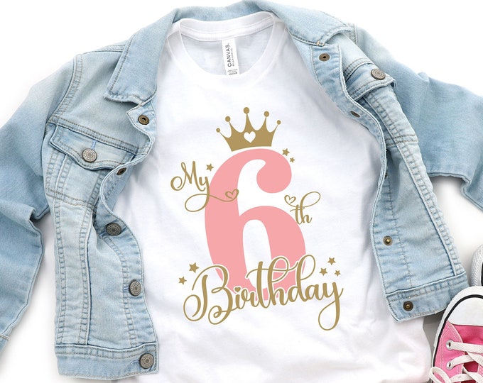 Birthday Shirt for 8 Year Old Girls 8th Birthday Shirteighth Etsy