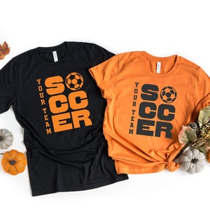 Custom Soccer Shirt, Personalized Soccer T-Shirt, Game Day Soccer Shirt, Soccer Shirt, Soccer Ball Shirt, Birthday Gifts, Soccer Lover Shirt