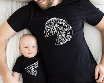pizza dad and son shirt