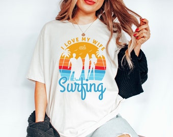 Surfing T-Shirt, Surfer Shirt, Summer T-Shirt, Good Vibes only Shirt, Palmbeach Shirt, Beach Shirt, Summer Holiday shirt,Hawai Holiday shirt