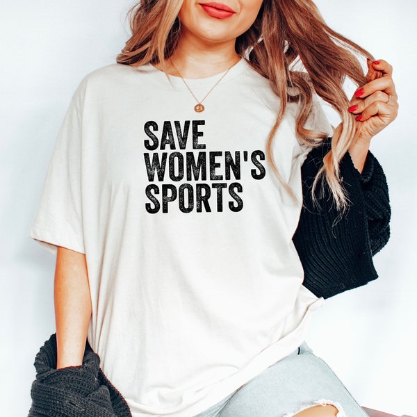 Save Women's Sports Tee, Protect Womens Sports, Female Athletes Tshirt, I Stand With Riley Shirts, Support Title IX T Shirt,Girls Sports Tee