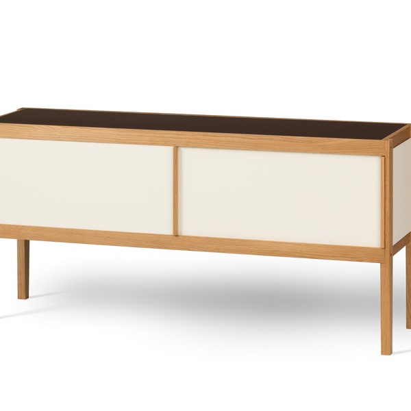 Solid Oak Sideboard MidCentury Style