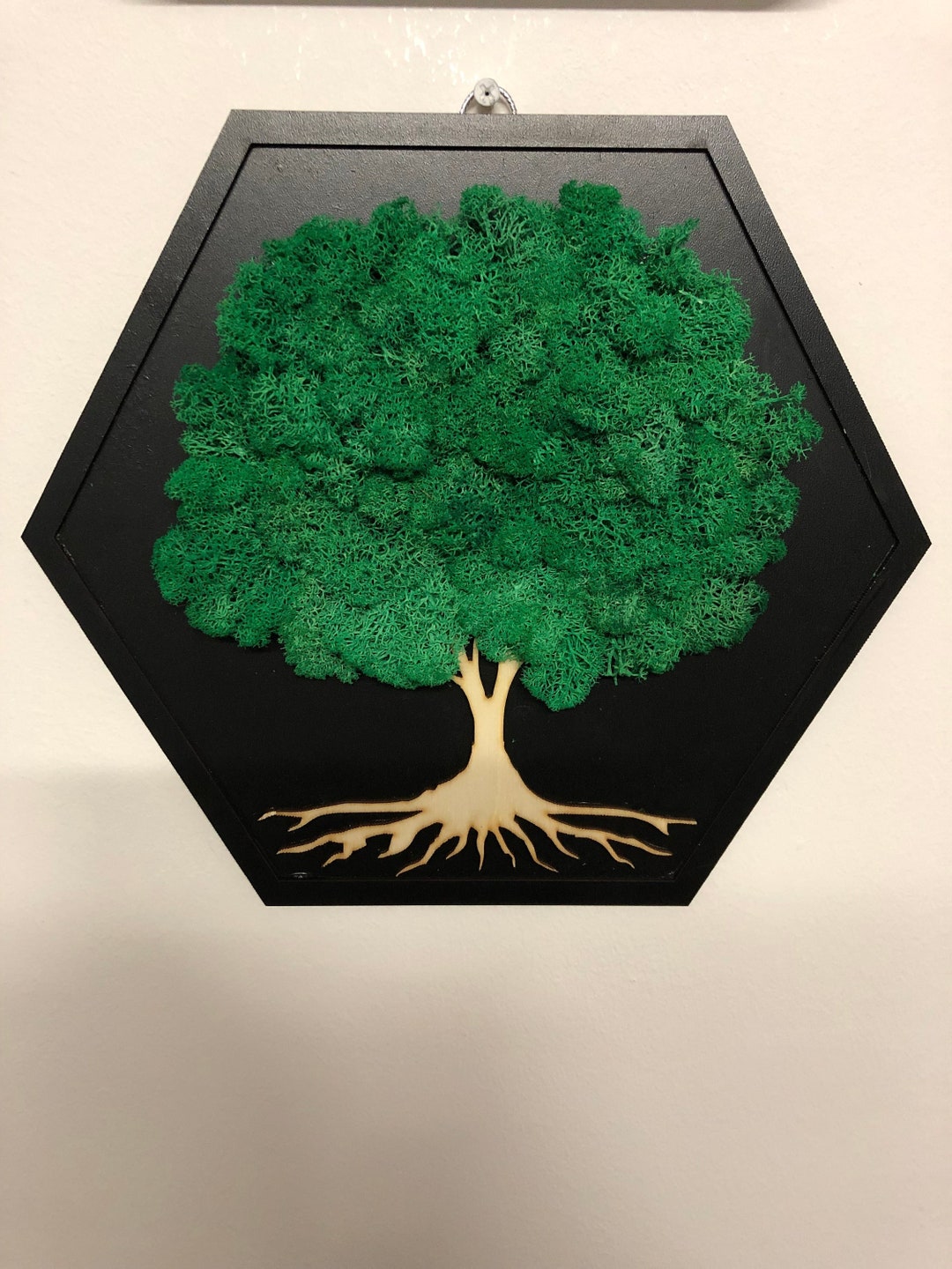 Beautiful Moss Wall Art Tree of Life Etsy