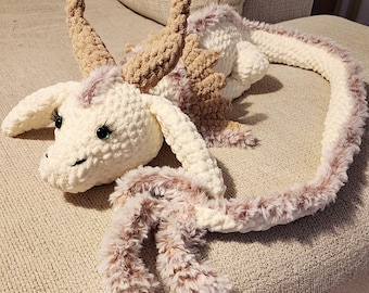 Luna - Dragon Plush - Large Stuffed Animal