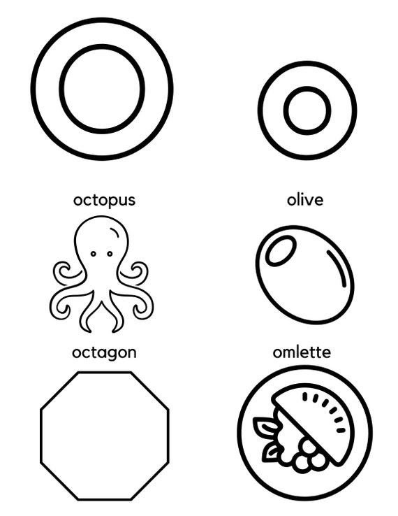 letter o preschool worksheets preschool alphabet preschool etsy