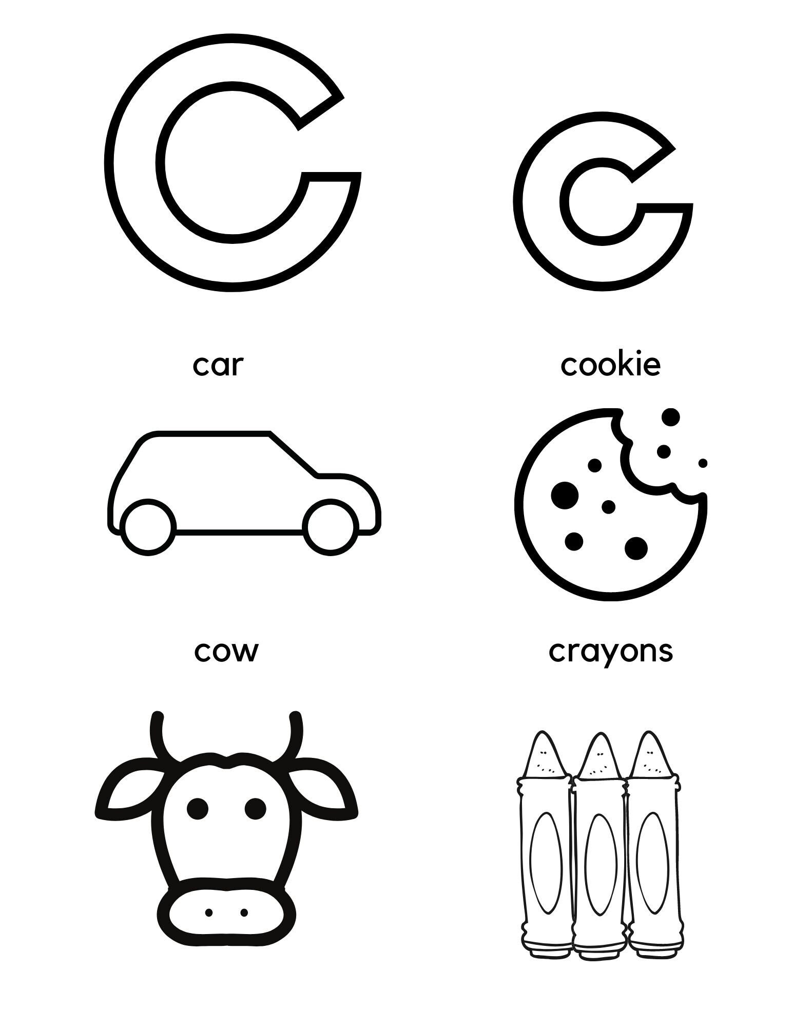 Letter C Preschool Worksheets Preschool Alphabet Preschool Etsy Letter c preschool worksheets preschool alphabet preschool etsy