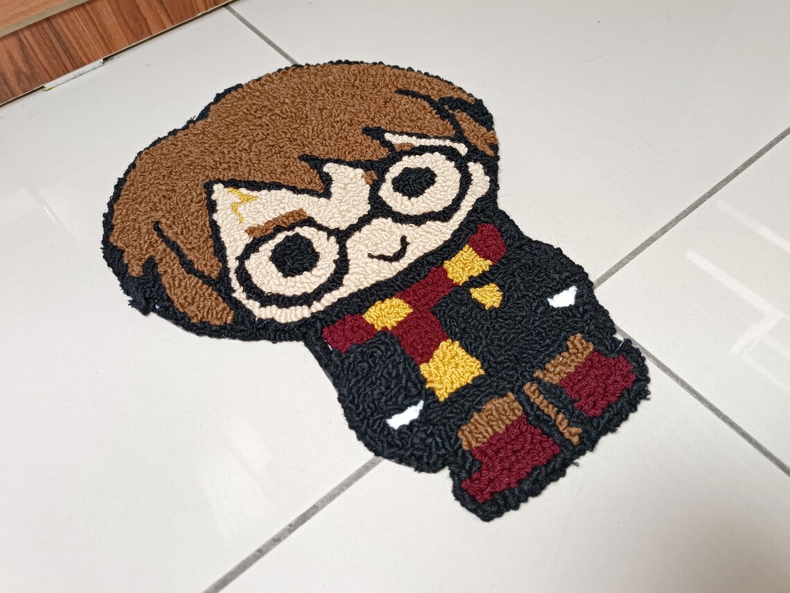 Harry Potter Wall Hanging Harry Potter Rug Aesthetic Home Etsy