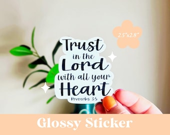 Proverbs 3:5 Sticker