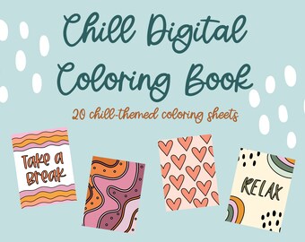 Chill Digital Coloring Book
