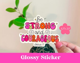 Joshua 1:9 Sticker