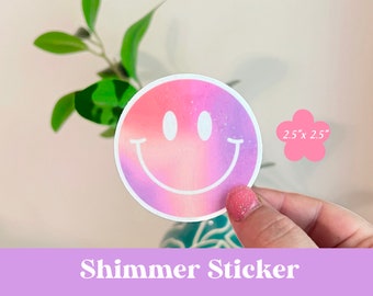 Shimmer Smiley Sticker